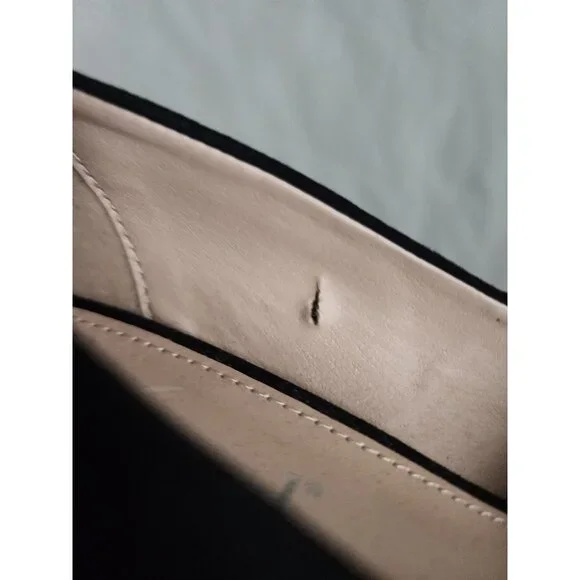 Xappeal Women's Black Faux Suede Style 131051 Olive Block Heels Pumps Size 7M - Picture 11 of 13